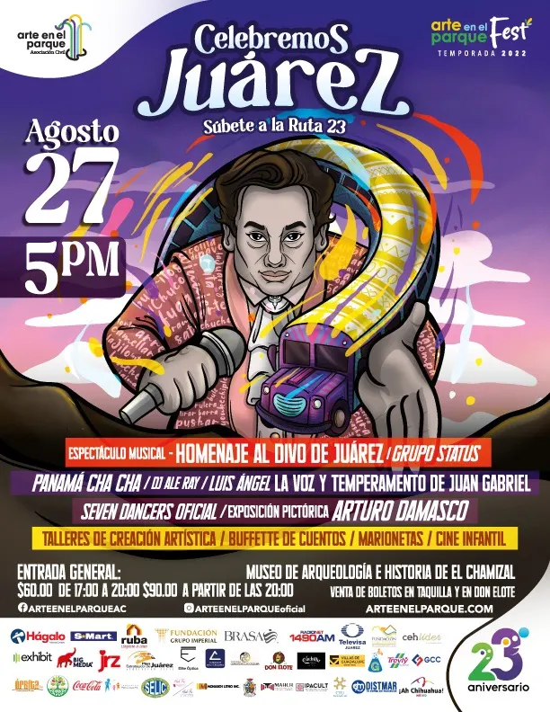 Cartel de México lindo y colorido